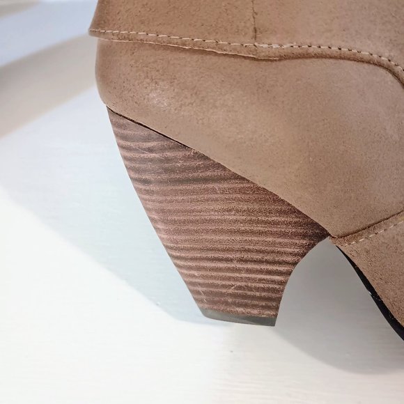 Max Studio Tall Leather/Suede Boots - Picture 7 of 11